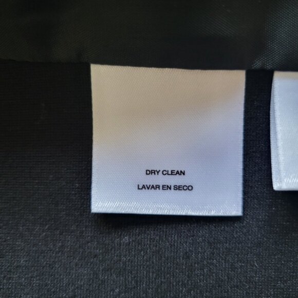 New Anne Klein Black Blazer with Faux Leather Accents. - Picture 7 of 8